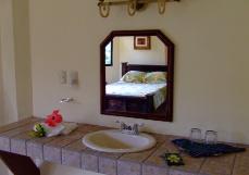 bathrrom area Ginger bedroom