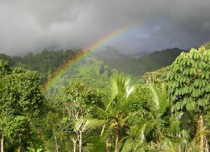 Rainbow over Cana Blanca
