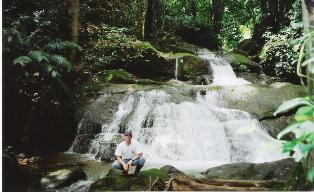 The lower Grotto falls