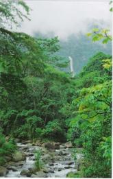 Diamante Falls from a distance